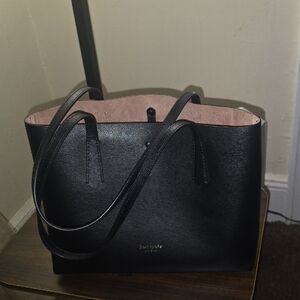 Kate Spade Black Leather Tote